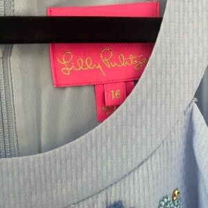 Lilly Pulitzer Sky Blue Textured Dress